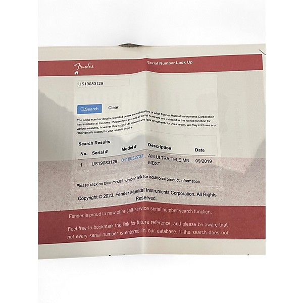 Used Fender American Ultra Telecaster MOCHA BURST Solid Body Electric Guitar