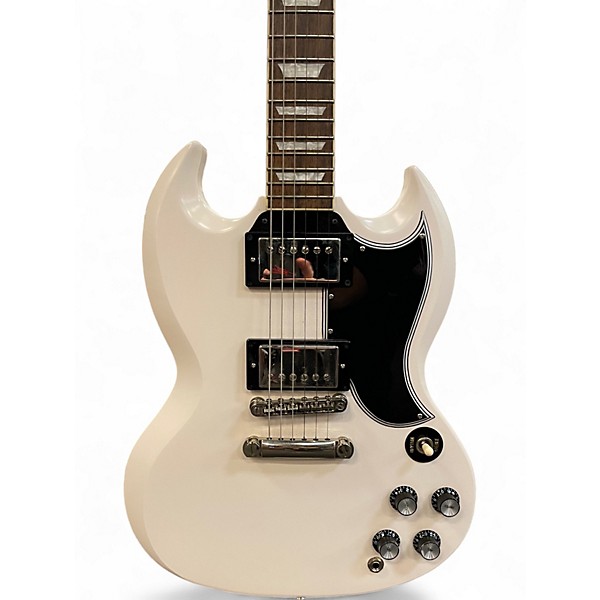 Used Epiphone 1961 Les Paul SG Standard AGED WHITE Solid Body Electric Guitar