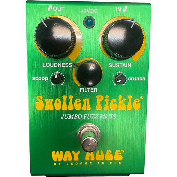 Used Way Huge Electronics WHE401 Swollen Pickle MKII Super Jumbo Fuzz Effect Pedal