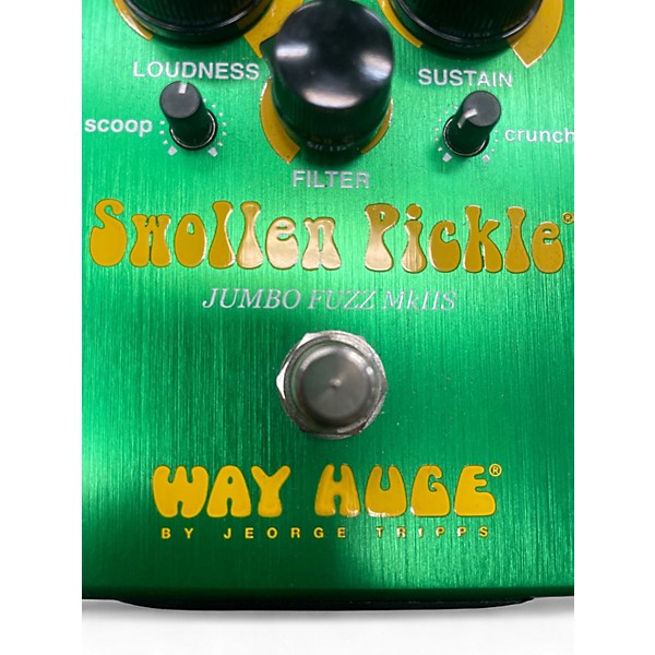 Used Way Huge Electronics WHE401 Swollen Pickle MKII Super Jumbo Fuzz Effect Pedal
