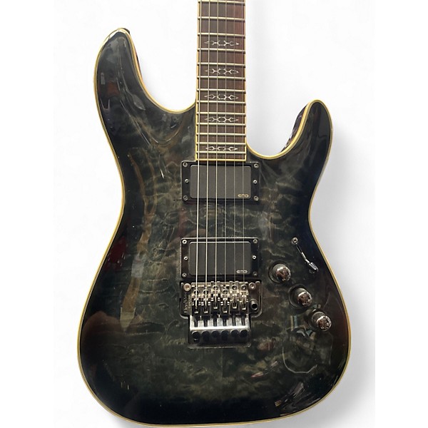 Used Schecter Guitar Research Hellraiser Special Diamond Series C1 Black Solid Body Electric Guitar