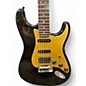 Used Fender American Deluxe Stratocaster HSS Montego Black Solid Body Electric Guitar