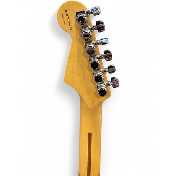 Used Fender American Deluxe Stratocaster HSS Montego Black Solid Body Electric Guitar