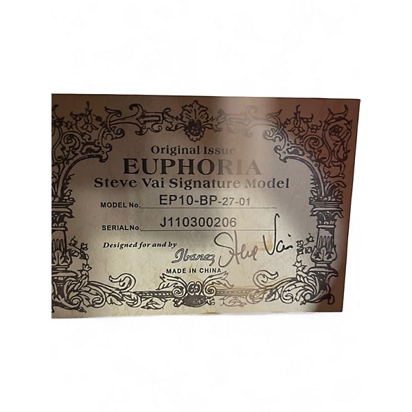 Used Ibanez EP10BP Black Acoustic Electric Guitar