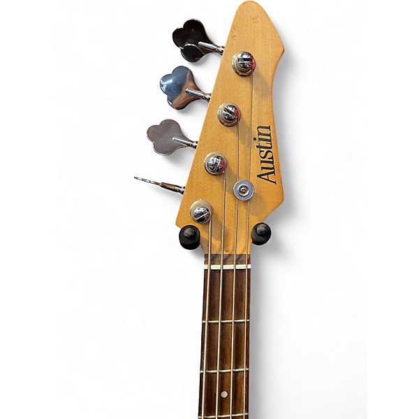 Used Austin AUPP2 BASS Black Electric Bass Guitar