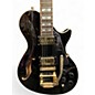 Used ESP LTD Xtone PC1V Black and Gold Hollow Body Electric Guitar