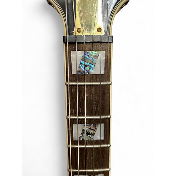 Used ESP LTD Xtone PC1V Black and Gold Hollow Body Electric Guitar