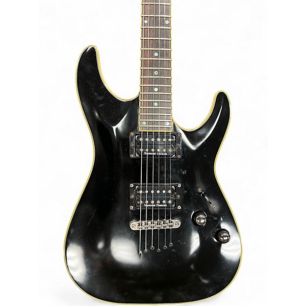 Used Schecter Guitar Research Blackjack C1 Black Solid Body Electric Guitar