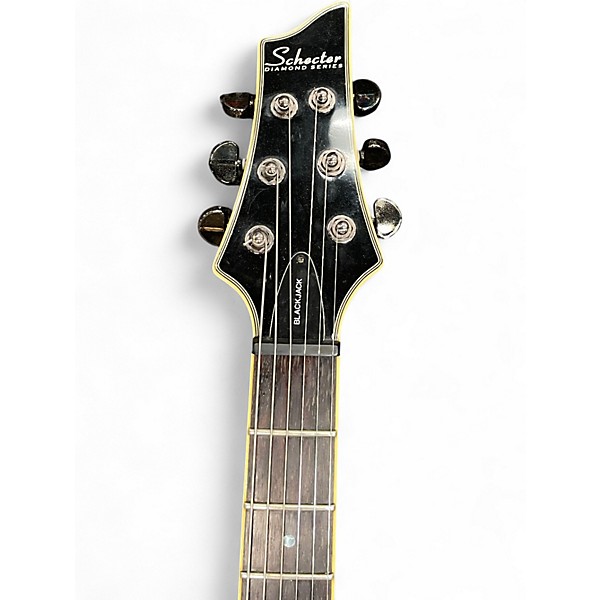 Used Schecter Guitar Research Blackjack C1 Black Solid Body Electric Guitar