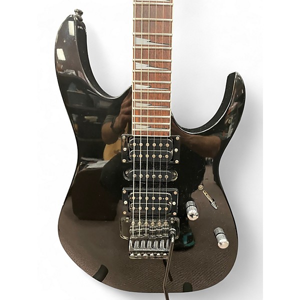 Used 1996 Ibanez RG270DX Black Solid Body Electric Guitar