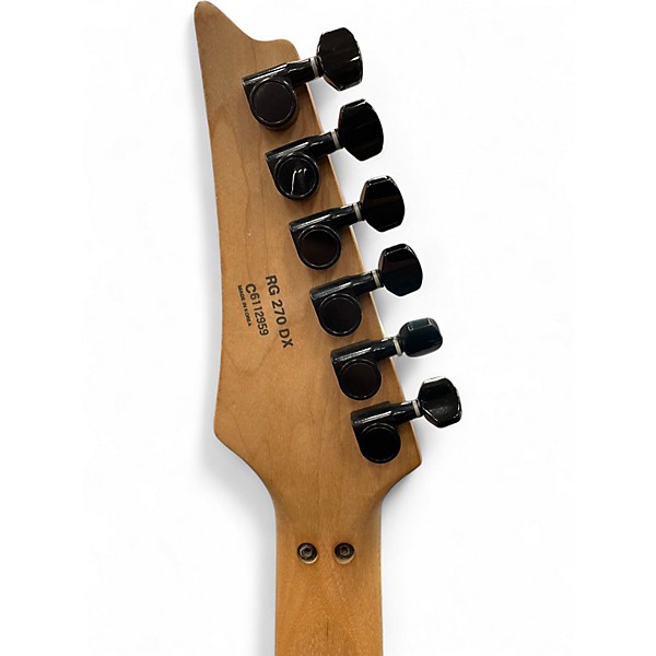 Used 1996 Ibanez RG270DX Black Solid Body Electric Guitar