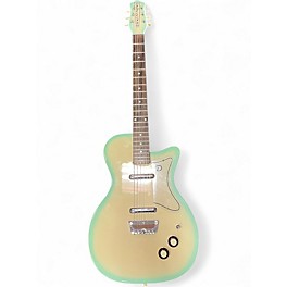 Used Danelectro 56-U2 reissue Aqua Burst Solid Body Electric Guitar