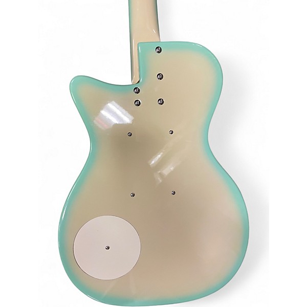 Used Danelectro 56-U2 reissue Aqua Burst Solid Body Electric Guitar