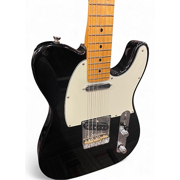 Used Fender American Professional II Telecaster Black Solid Body Electric Guitar
