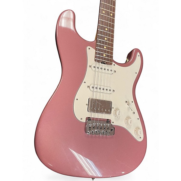 Used Iconic Solana Vintage Modern Firemist Pink Solid Body Electric Guitar
