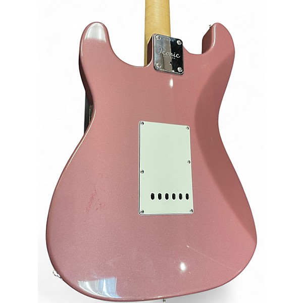 Used Iconic Solana Vintage Modern Firemist Pink Solid Body Electric Guitar