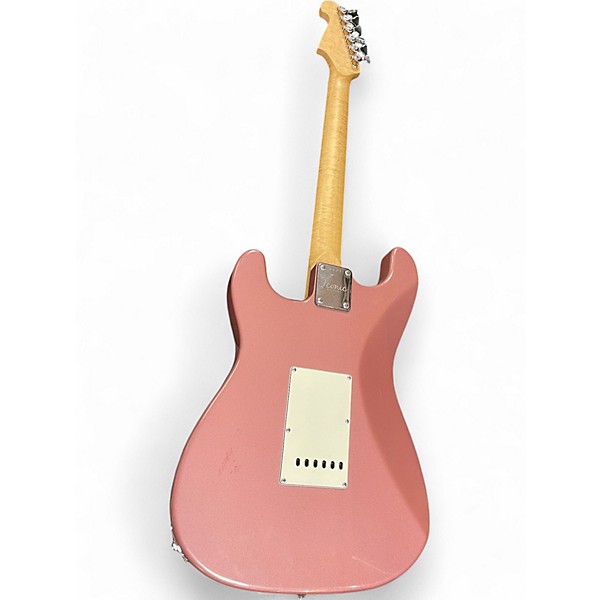 Used Iconic Solana Vintage Modern Firemist Pink Solid Body Electric Guitar