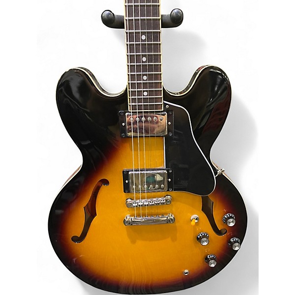 Used Epiphone ES335 2 Color Sunburst Hollow Body Electric Guitar