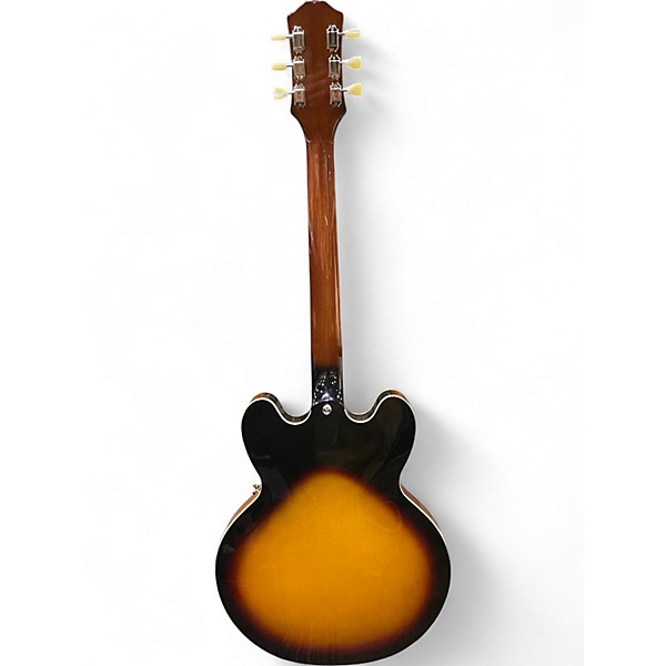 Used Epiphone ES335 2 Color Sunburst Hollow Body Electric Guitar