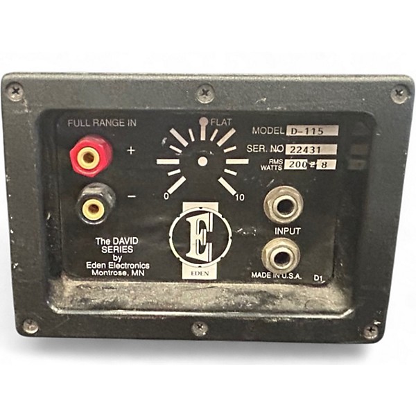 Used Eden d115 Bass Cabinet