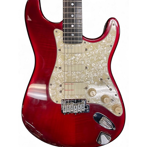 Used Fender STRAT ULTRA  Crimson Burst Solid Body Electric Guitar