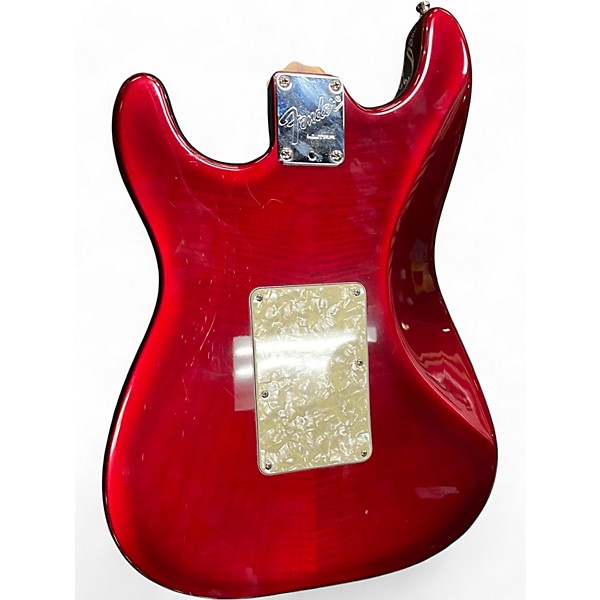 Used Fender STRAT ULTRA  Crimson Burst Solid Body Electric Guitar