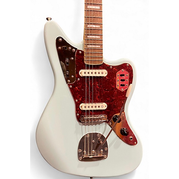 Used Squier Classic Vibe 70s Jaguar Daphne Blue Solid Body Electric Guitar