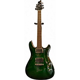 Used Ibanez SZR-520 Emerald Green Burst Solid Body Electric Guitar