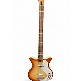 Used Danelectro 59DC Copperburst Electric Bass Guitar