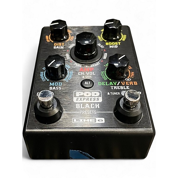 Used Line 6 POD EXPRESS BLACK Effect Processor