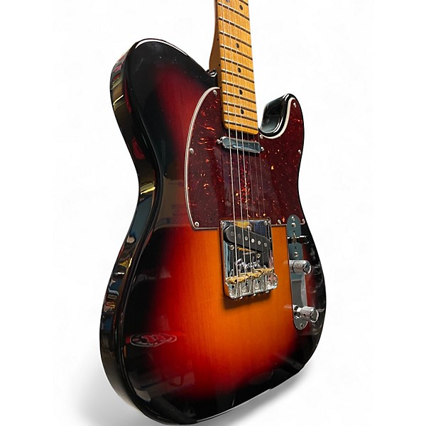 Used Fender American Professional II Telecaster 3 Tone Sunburst Solid Body Electric Guitar