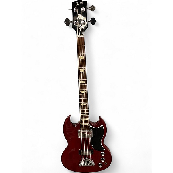 Used Gibson SG Bass Red Electric Bass Guitar
