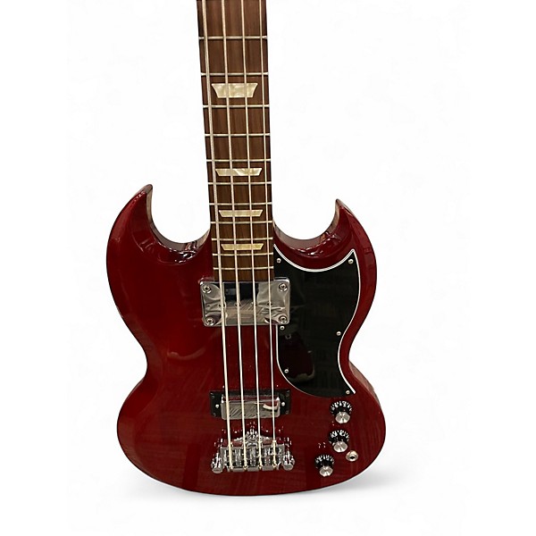 Used Gibson SG Bass Red Electric Bass Guitar