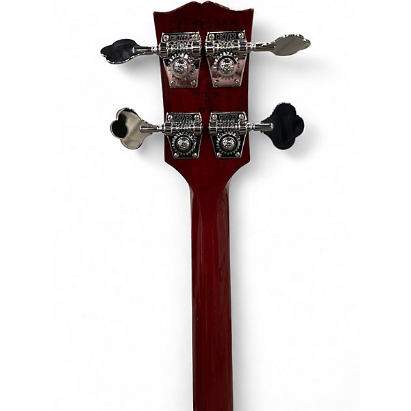 Used Gibson SG Bass Red Electric Bass Guitar