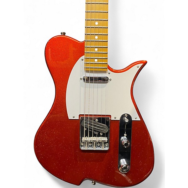 Used Vola Vasti V3 Candy Apple Red Metallic Solid Body Electric Guitar