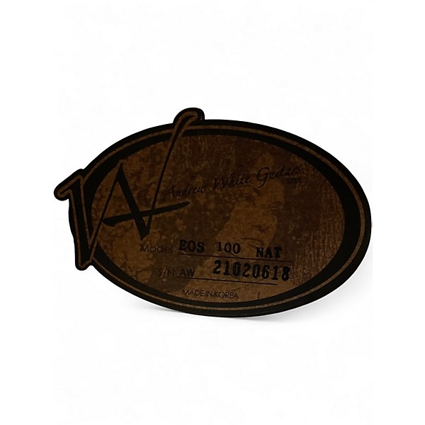 Used Andrew White Guitars EOS 100 Natural Acoustic Guitar