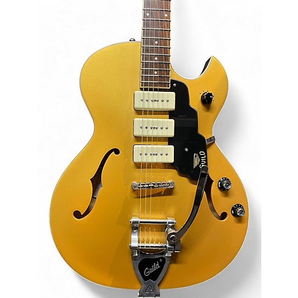 Used Guild Starfire I Jet 90 Gold Hollow Body Electric Guitar