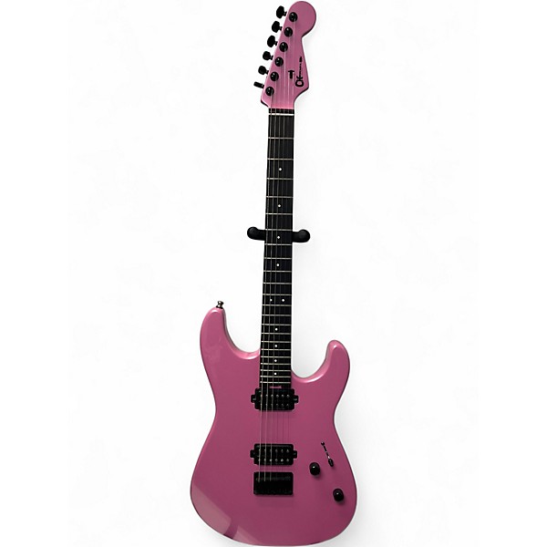 Used 2025 Charvel SD1 Mod Plus HH HT Metallic Pink Solid Body Electric Guitar
