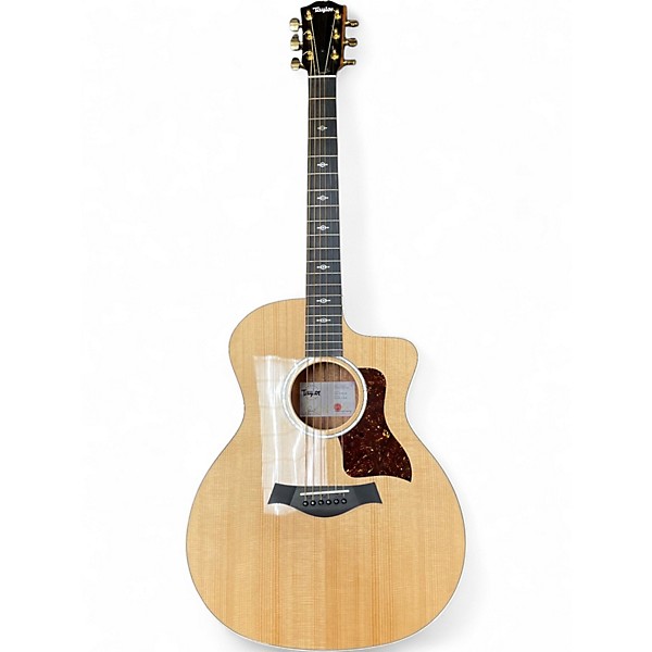 Used Taylor 214CE K DLX NATURAL Acoustic Electric Guitar