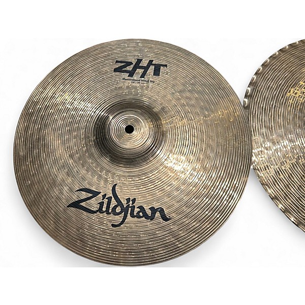 Used Zildjian 14in ZHT Mastersound Hi Hat Pair Cymbal