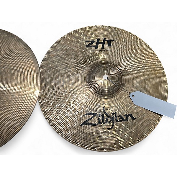 Used Zildjian 14in ZHT Mastersound Hi Hat Pair Cymbal