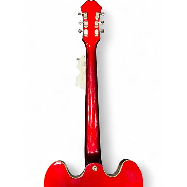 Used Epiphone Rivera E360TD Red Hollow Body Electric Guitar
