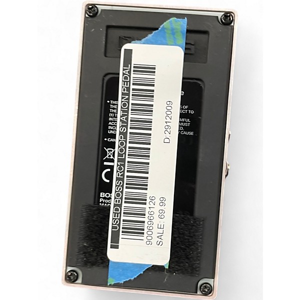 Used BOSS RC1 Loop Station Pedal