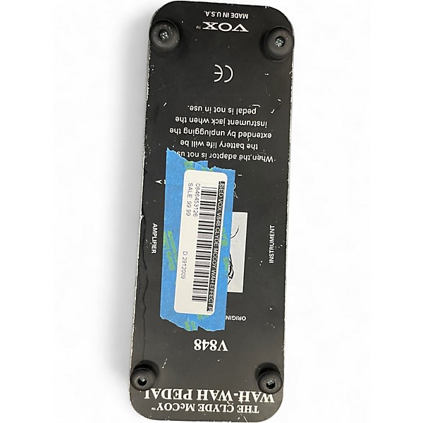 Used VOX V848 Clyde McCoy Wah Effect Pedal