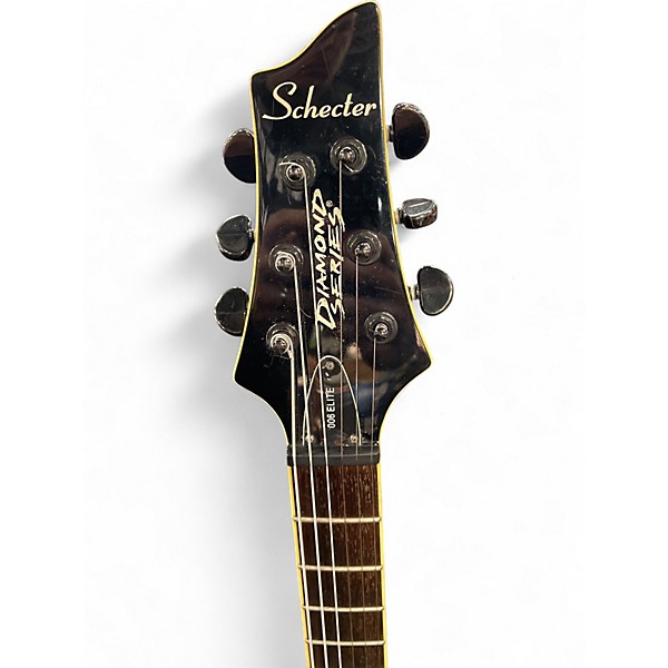 Used Schecter Guitar Research Diamond Series 006 Elite Crimson Burst Solid Body Electric Guitar