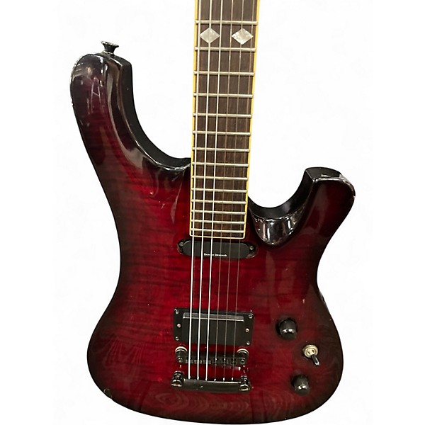 Used Schecter Guitar Research Diamond Series 006 Elite Crimson Burst Solid Body Electric Guitar