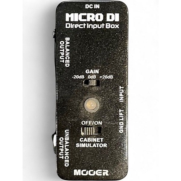 Used Mooer MICRO DI Bass Effect Pedal