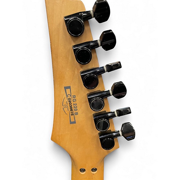 Used Ibanez RG220 B Gray Solid Body Electric Guitar