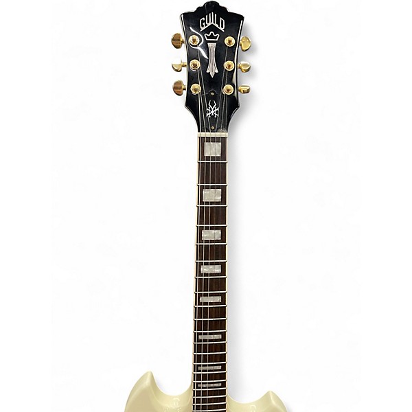 Used Guild POLARA KIM THAYIL Vintage White Solid Body Electric Guitar