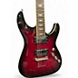 Used Schecter Guitar Research C1 Plus Crimson Red Burst Solid Body Electric Guitar